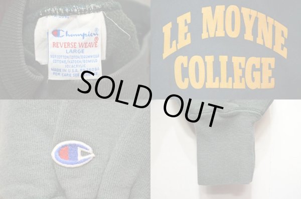 画像3: 90's Champion リバースウィーブスウェット “USA製 / LE MOYNE COLLEGE” (3)