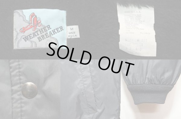 画像3: 90's WEATHER BREAKER ボアライナー コーチジャケット “USA製 / BLACK” (3)