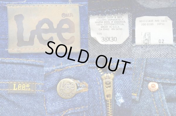 画像3: 80's Lee 200-0189 デニムパンツ “USA製 / 濃紺” (3)