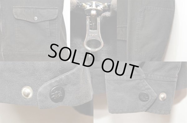 画像4: 90's OLD STUSSY コットンワークジャケット “USA製” (4)