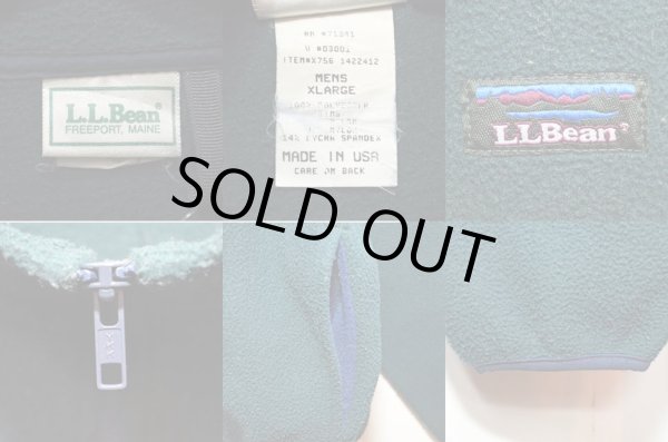 画像3: 90's L.L.BEAN プルオーバー フリースジャケット “USA製” (3)