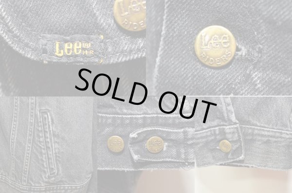 画像4: 90's Lee ブラックデニムジャケット “XXL / USA製” (4)