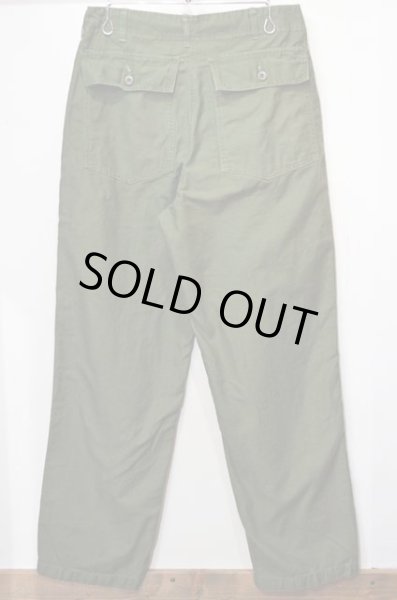 画像2: 60's US.ARMY ベイカーパンツ “コットンサテン” (2)