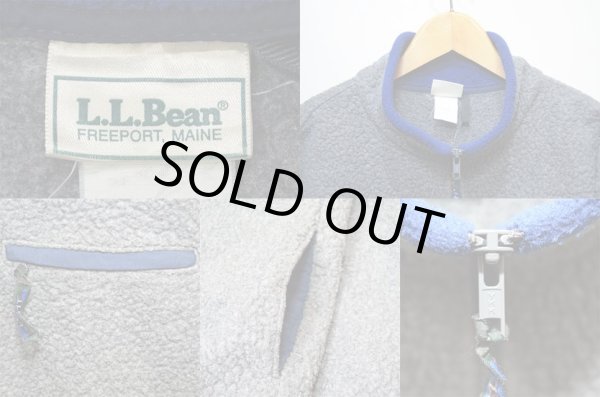 画像3: 90's L.L.BEAN パイルフリースプルオーバー (3)