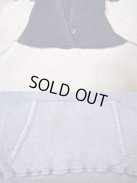 画像3: 60's W-FACE スウェットパーカー “裏サーマル” (3)