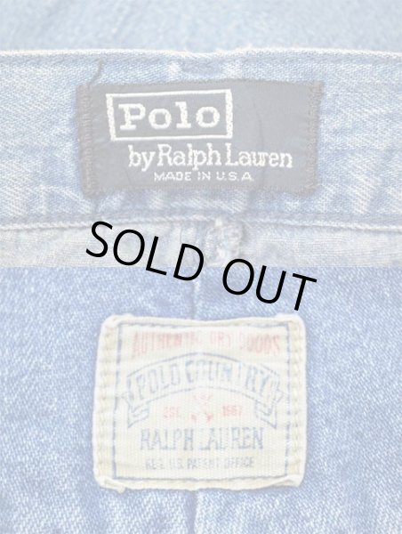 画像3: 90's POLO Ralph Lauren 2タック デニムトラウザー “USA製” (3)