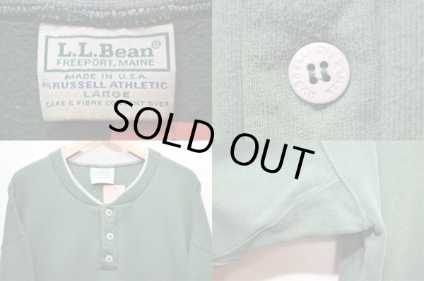 画像3: 90's L.L.Bean × Russell ヘンリーネックスウェット (3)