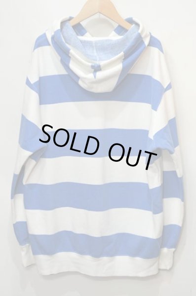 画像2: POLO Ralph Lauren 太ボーダー柄 パーカー (2)