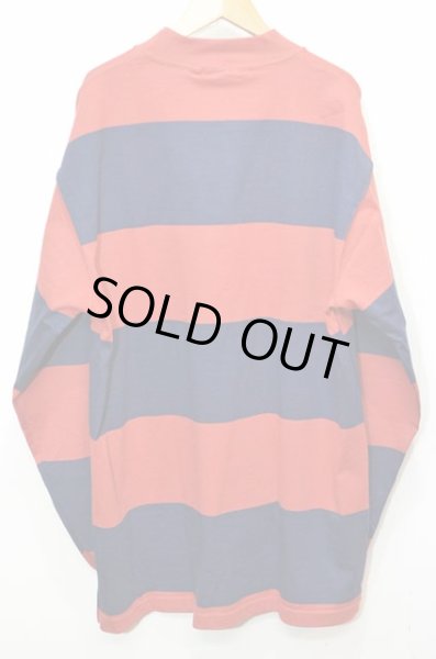 画像2: 90's ST. JOHN'S BAY 太ボーダー柄 L/S Tシャツ “DEADSTOCK” (2)