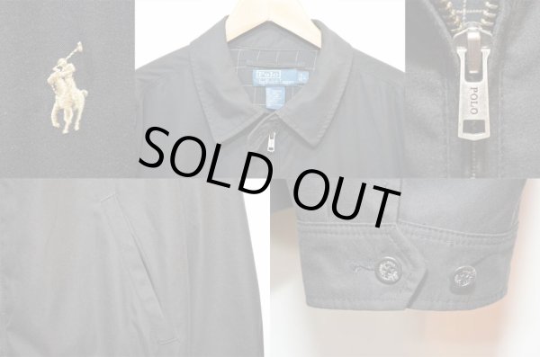 画像4: POLO Ralph Lauren チンスト付き スウィングトップ “BLACK” (4)