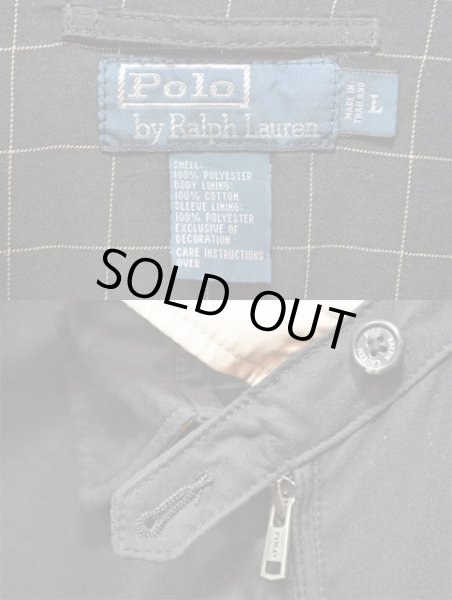 画像3: POLO Ralph Lauren チンスト付き スウィングトップ “BLACK” (3)