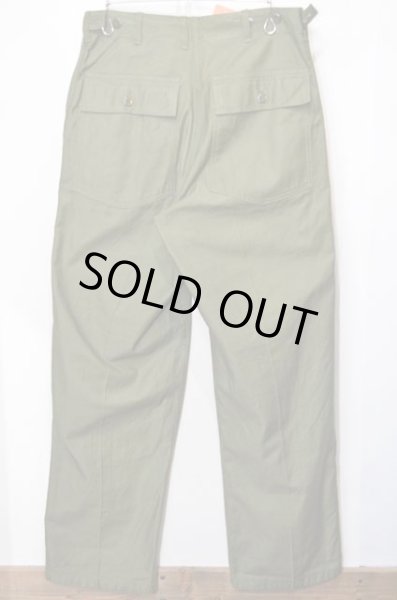 画像2: 60's US.ARMY コットンサテンベイカーパンツ “初期型” (2)