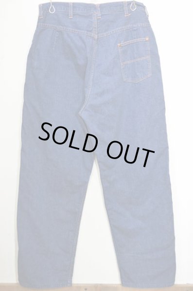 画像2: 60's BULE BELL デニムランチパンツ “縦ベル” (2)