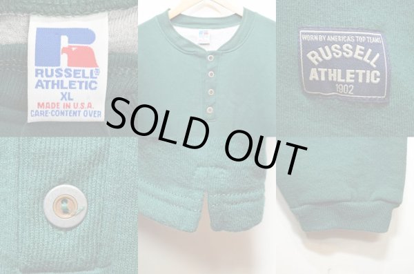 画像3: 90's RUSSELL ヘンリーネックスウェット “USA製” (3)