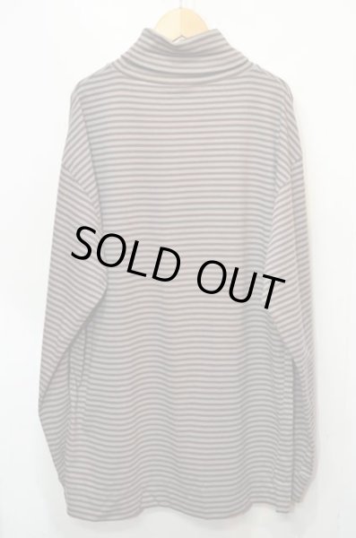 画像2: KNIGHTS BRIDGE タートルネックカットソー "GRAY / DEADSTOCK" (2)