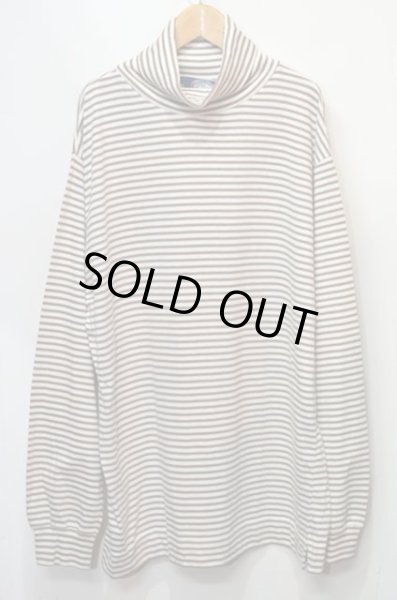 画像1: KNIGHTS BRIDGE タートルネックカットソー "WHITE / DEADSTOCK" (1)