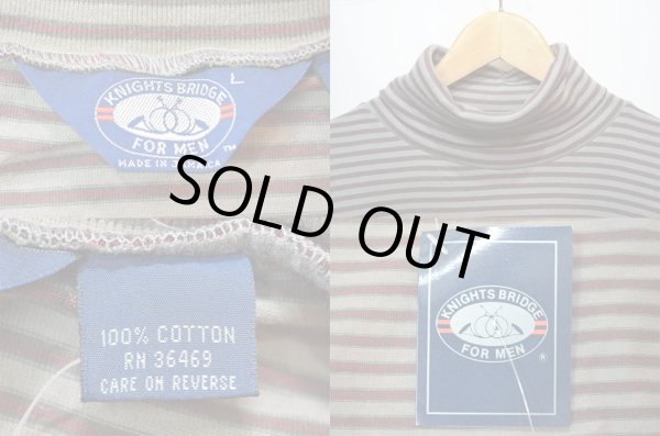 画像3: KNIGHTS BRIDGE タートルネックカットソー "GRAY / DEADSTOCK" (3)