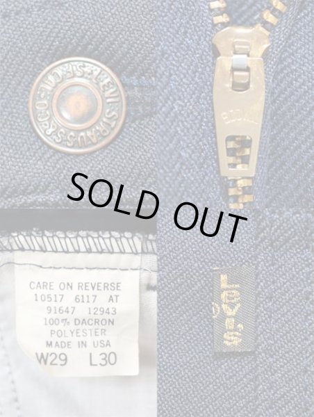 画像3: 90's Levi's 10517-6117 STA-PREST “NAVY” (3)