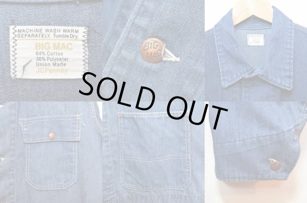 画像3: 70's BIG MAC デニムカバーオール (3)