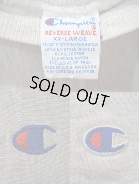 画像3: 90's Champion リバースウィーブスウェット “目付き / USA製” (3)