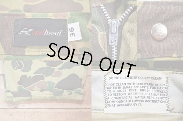 画像3: 60-70's RED HEAD ダックハンターカモ柄 ハンティングパンツ “NON WASH” (3)