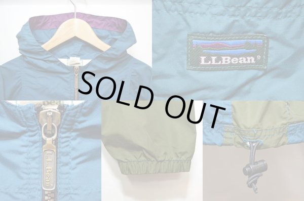 画像4: 90's L.L.BEAN ナイロンアノラックパーカー “チロリアンテープ” (4)