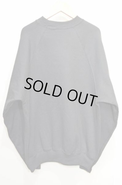 画像2: 90's HANES 無地スウェットシャツ “BLACK / DEADSTOCK” (2)