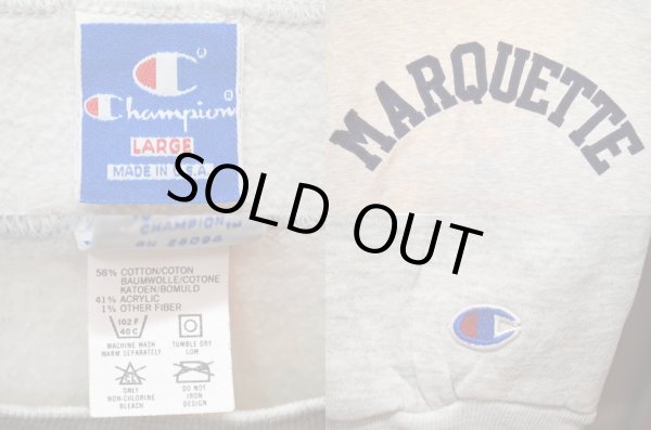 画像3: 90's Champion スウェットシャツ “MARQUETTE” (3)