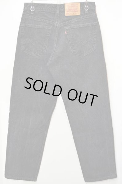 画像2: 90's Levi's 550 ブラックデニムパンツ “USA製” (2)