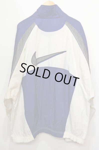 画像2: 90's NIKE メッシュ切り替え ナイロンジャケット (2)
