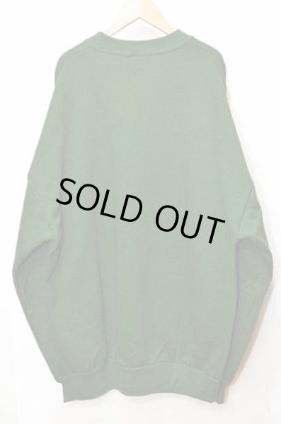 画像2: 90's JERZEES USA製 無地スウェット “DEADSTOCK / GREEN” (2)