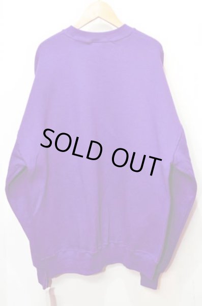 画像2: 90's JERZEES USA製 無地スウェット “DEADSTOCK / PURPLE” (2)