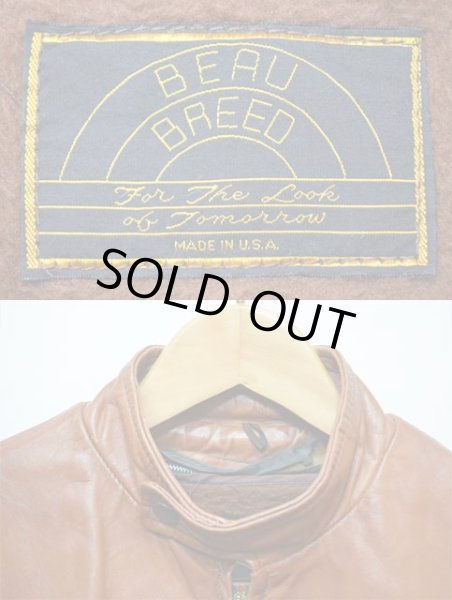 画像3: 70's BEAU BREED ライナー付き シングルライダースジャケット (3)