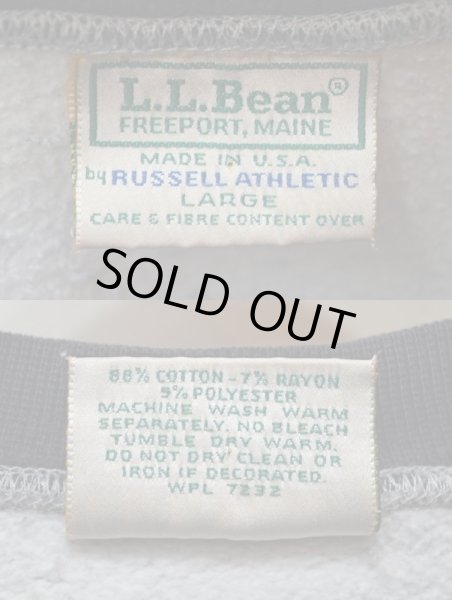 画像3: 90's L.L.BEAN × RUSSELL ヘンリーネックスウェット (3)