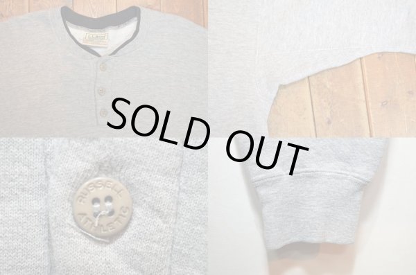 画像4: 90's L.L.BEAN × RUSSELL ヘンリーネックスウェット (4)