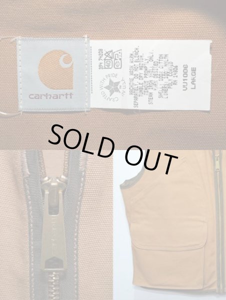 画像3: 90's Carhartt ダックハンティングベスト “USA製 / DEADSTOCK” (3)