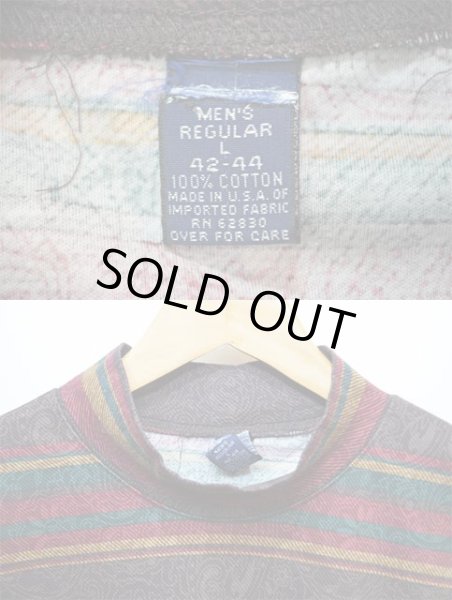 画像3: 90's LAND'S END モックネックカットソー "USA製 / DEADSTOCK" (3)