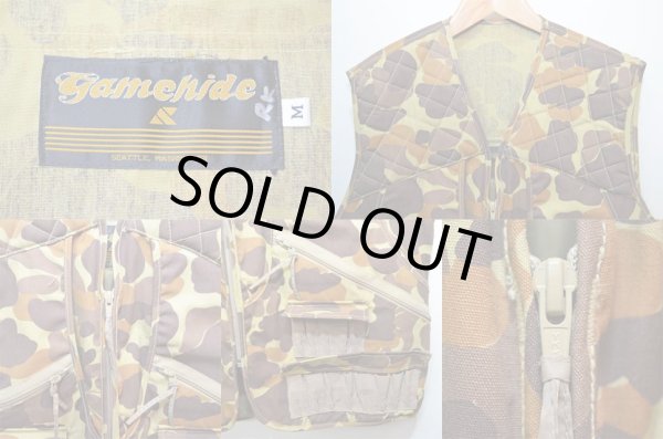 画像3: 80's Gamehide ハンティングベスト "NON WASH" (3)