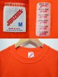 画像3: 90's JERZEES USA製 無地スウェット “DEADSTOCK / ORANGE” (3)