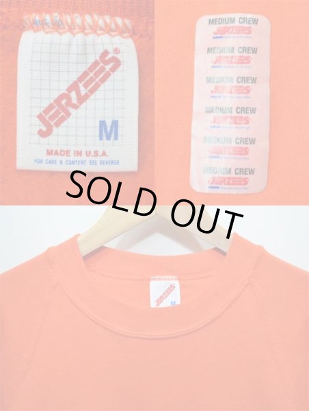 画像3: 90's JERZEES USA製 無地スウェット “DEADSTOCK / ORANGE” (3)