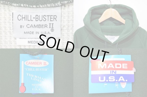 画像3: 新品 CAMBER CHILL-BUSTER Pullover Hooded Sweatshirt “GREEN / USA製” (3)