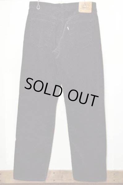 画像2: 90's Levi's 565 太畝コーデュロイパンツ “DARK PURPLE” (2)