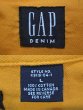 画像3: 90's OLD GAP ヘビーコットンワークシャツ “YELLOW” (3)