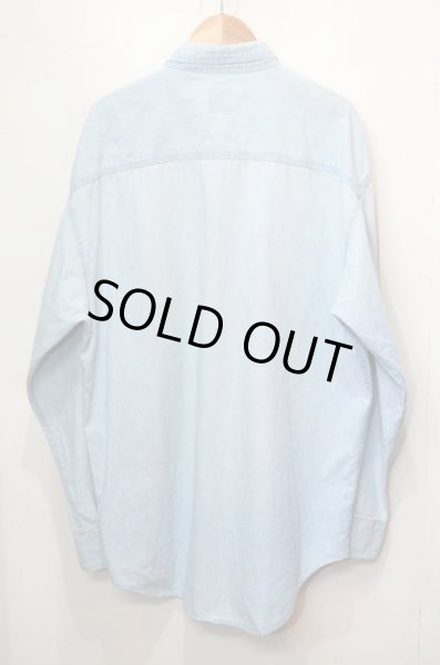 画像2: 90's OLD GAP シャンブレー BDシャツ “2TONE” (2)