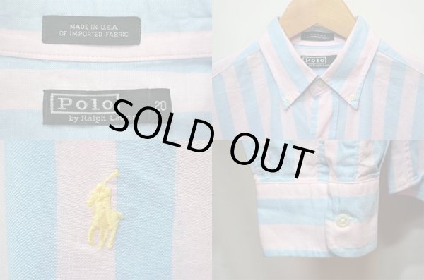画像3: 90's Polo Ralph Lauren ストライプ柄 BDシャツ “USA製” (3)