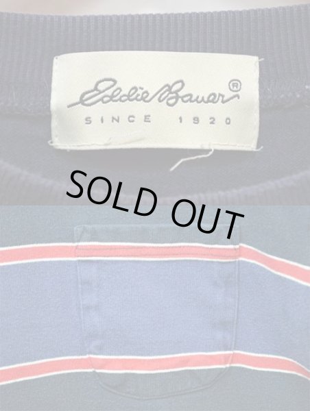 画像3: 90's Eddie Bauer L/S ポケットTシャツ (3)