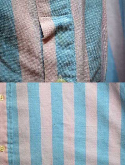 画像1: 90's Polo Ralph Lauren ストライプ柄 BDシャツ “USA製”