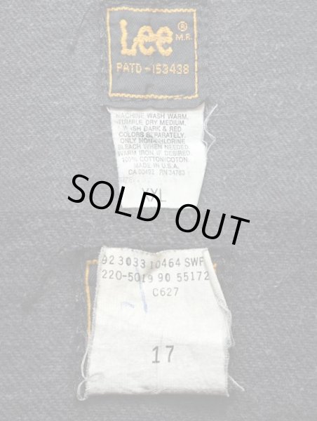 画像3: 90's Lee ブラックデニムジャケット “XXL / USA製” (3)