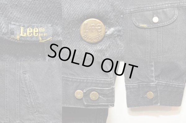 画像4: 90's Lee ブラックデニムジャケット “XXL / USA製” (4)
