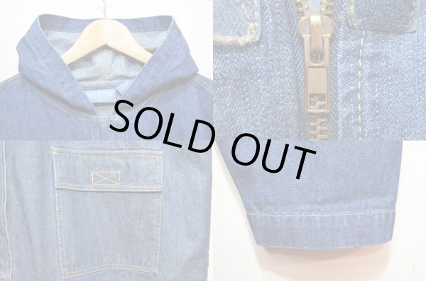 画像4: 90's BLASSPORT フード付きデニムジャケット (4)